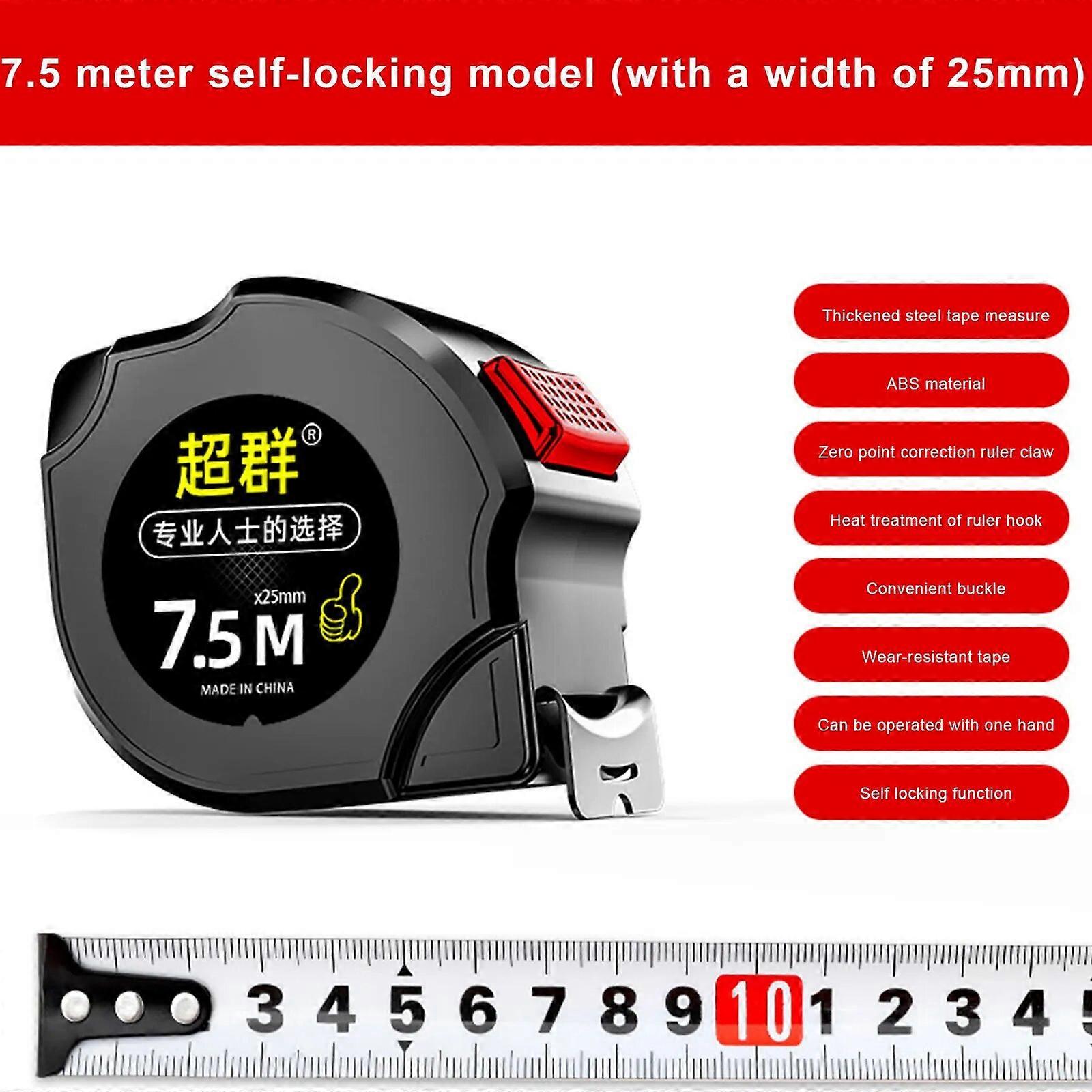 Portable Tape Measure 3/5/7.5m Steel Tape Measure Nylon Resistance To Fall Waterproof Distance Measuring Tape Measuring Tool