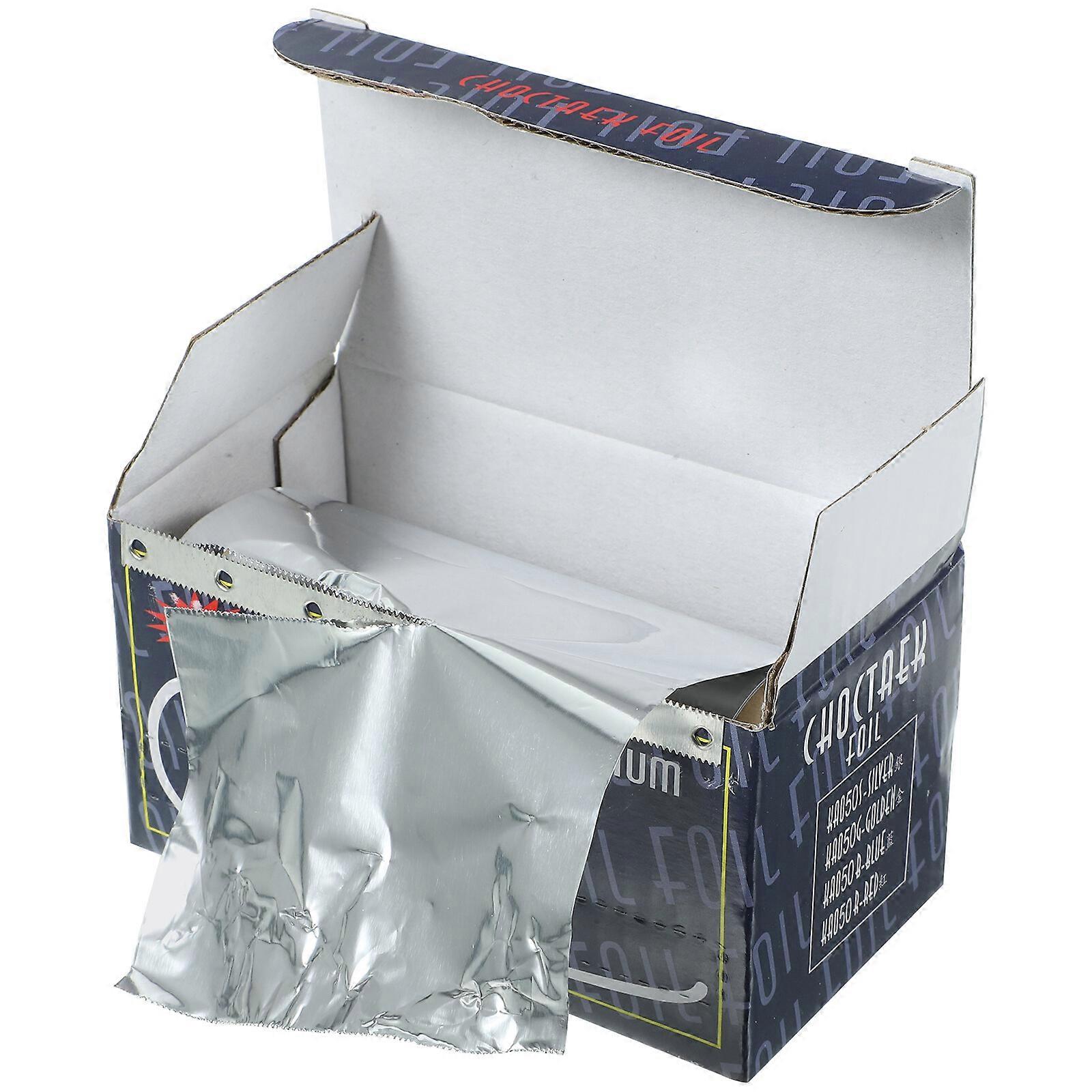 1 גליל של שיער צביעת שיער נייר כסף מספרה כלי דוגמנות פרם יריעות רדיד אלומיניום