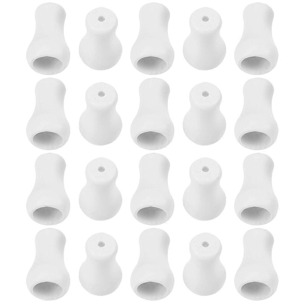 20pcs Blind Pull Cord Knobs Plastic Replacement Pull Ends for Roman Shades Curtain