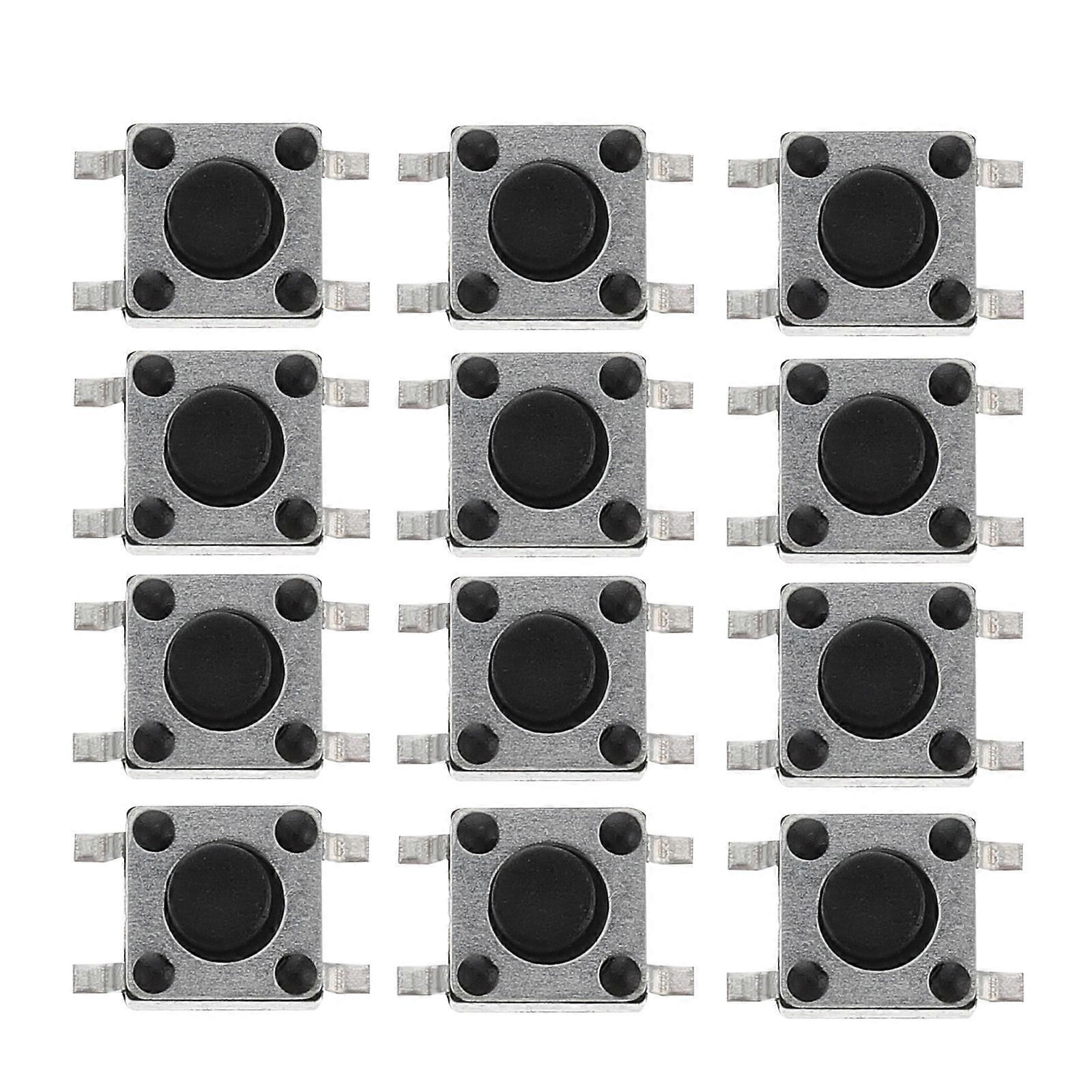 100pcs Tactile Push Button Switch Micro Momentary Tact Switches Assortment Kit