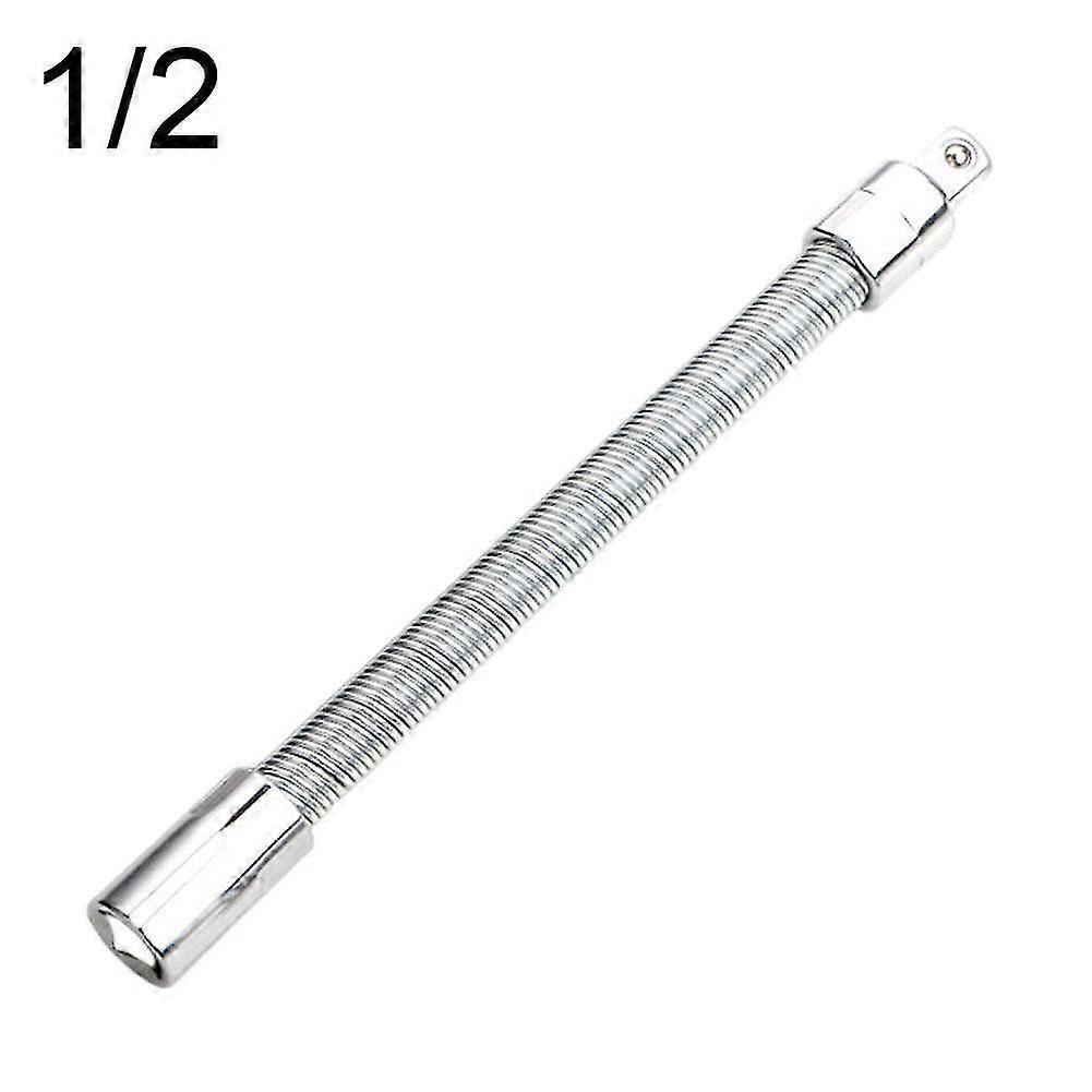 1/4 3/8 1/2 Drive Flexible Socket Extension Bar Adapter Metal Shaft Conversion Head High Torque Socket Ratchet Wrench Extender