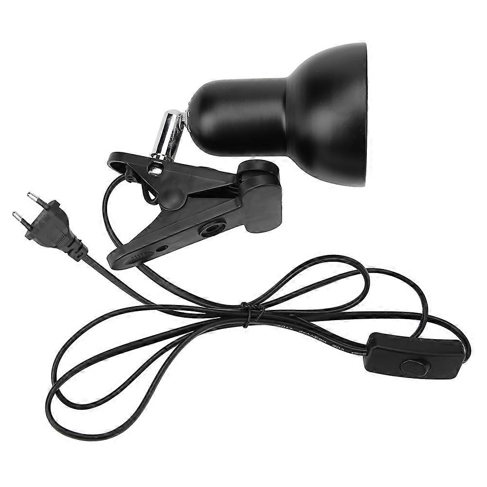 360 Degrees Lighting Sockets Rotate Heating Clamp Lamp Holder Turtle Lizards Reptile Basking Clip Light Base