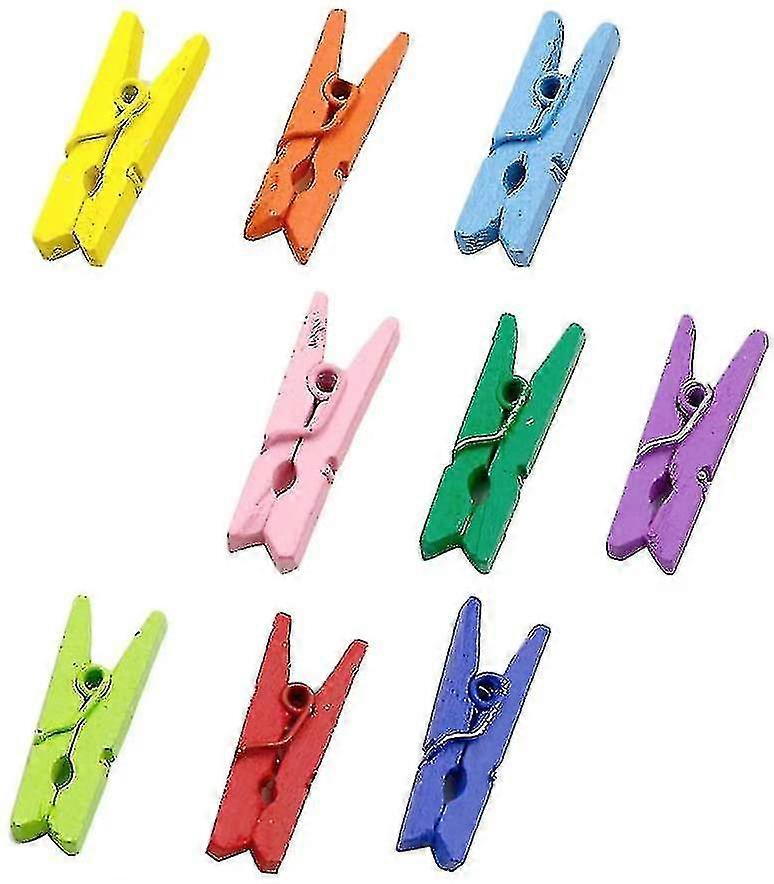 100 stykker av mini klutnekker, klesklyper