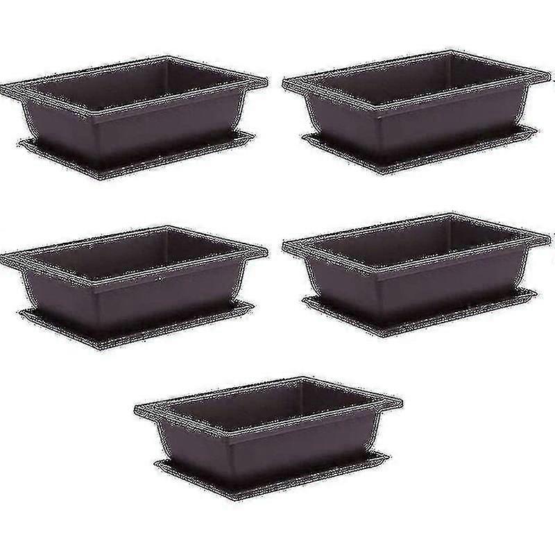 10pcs γλάστρες κατάρτισης μπονσάι με τα πλαστικά φυτά μπονσάι δίσκων που καλλιεργούν το δοχείο, το δοχείο κατάρτισης μπονσάι, το χυμώδες δοχείο καλλιέργειας λουλουδιών bonsai pots λουλουδιών για