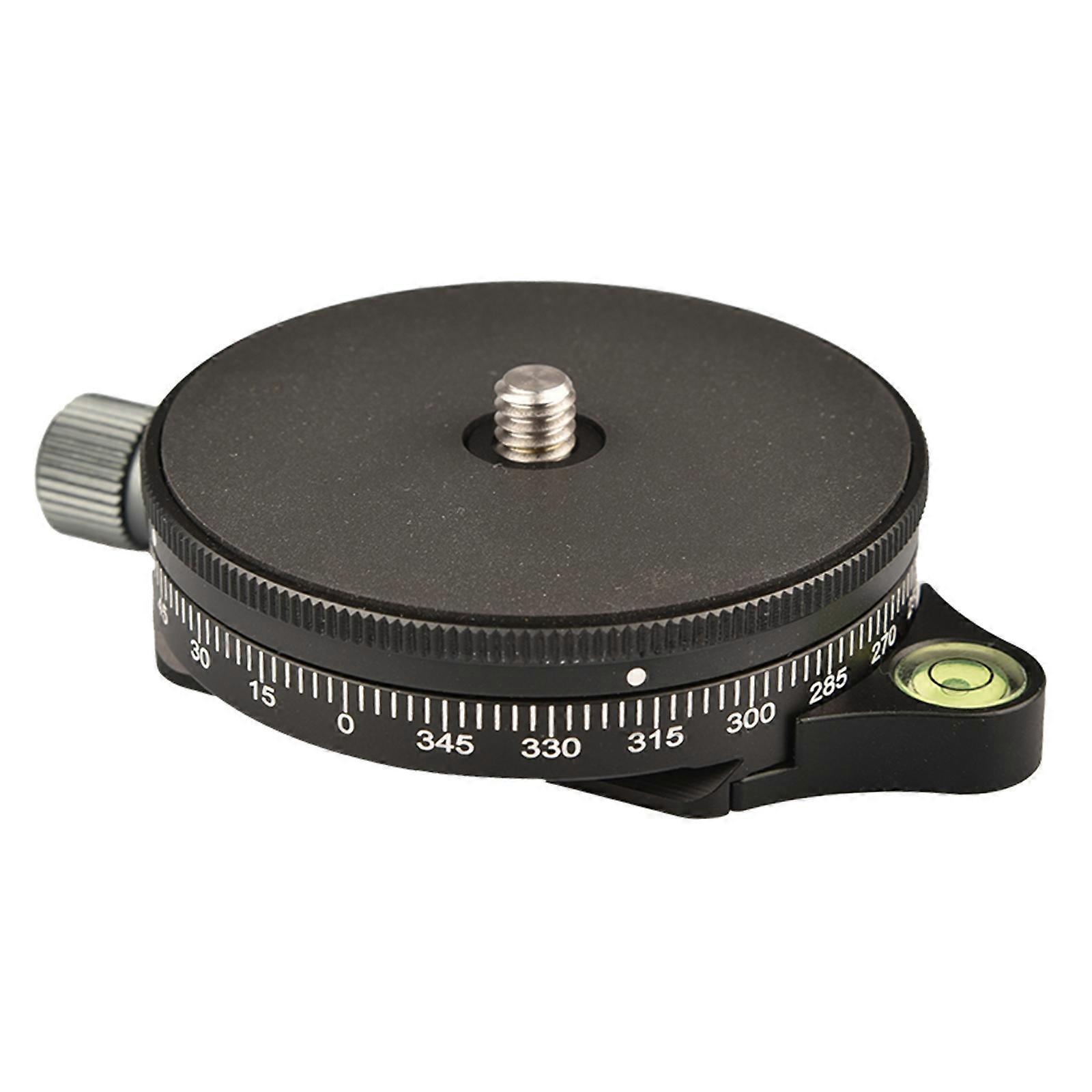 LP-60 Camera Panoramic Panning Base with Arca-swiss Type Plate Panorama Ball Tripod for Head for w/ Bubble Level for Tripod Monopod DSLR