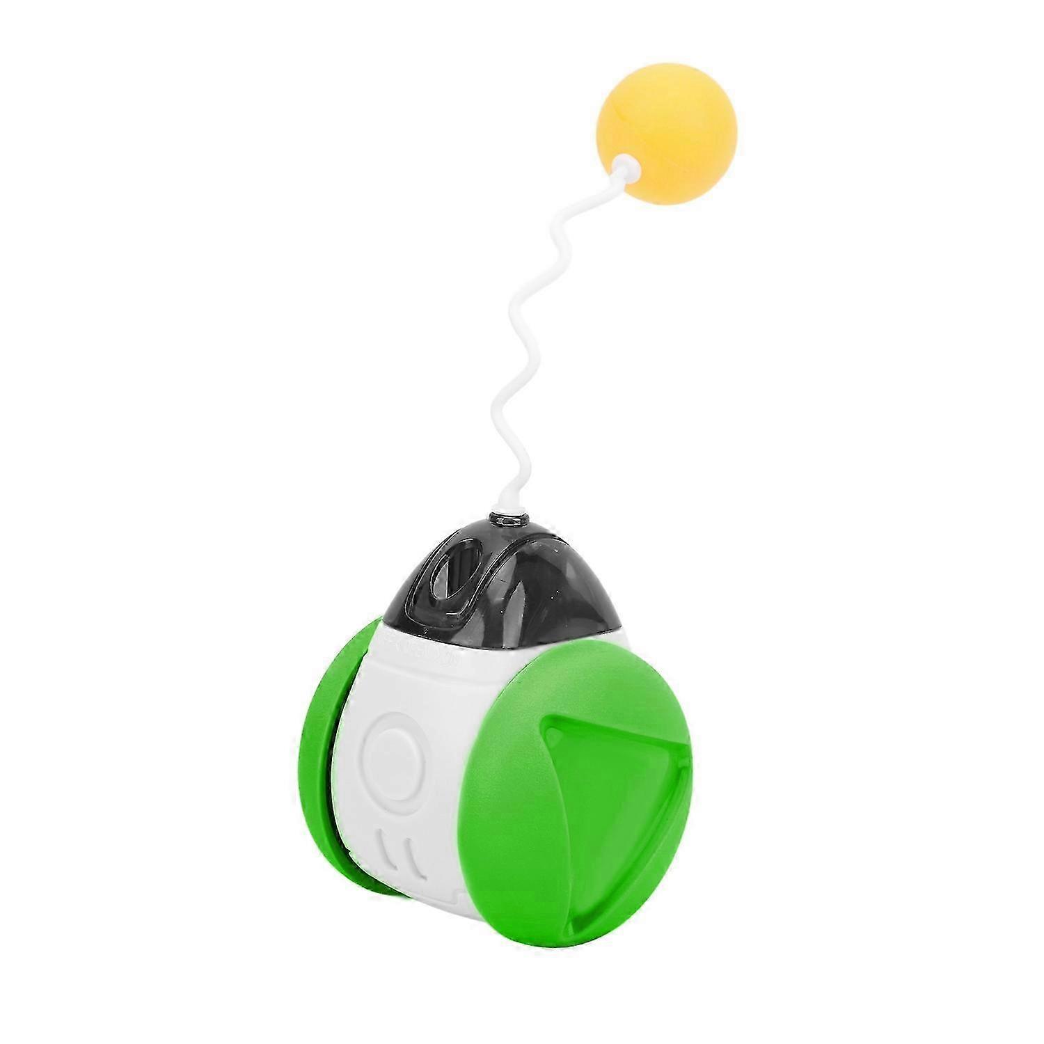 Cat Balance Car Chasing Toys Automatic Self Rotating Cat Interactive with Catnip Wand for Indoor Cat