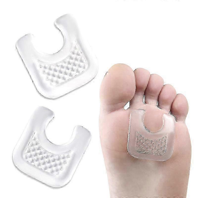 U-shaped Gel Callus Pads, Waterproof Callus Protectors From Rubbing On Shoes, Reusable Callus Cushions(10pcs, White) - JA