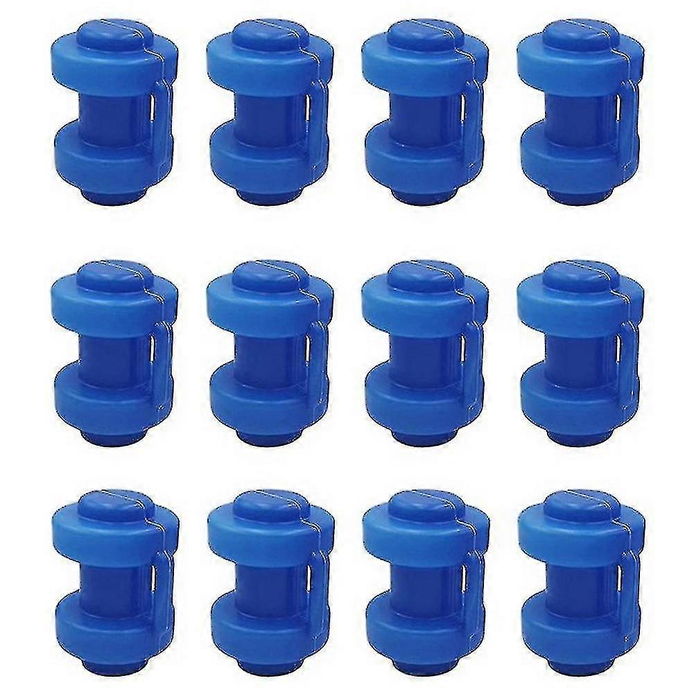 12 Pcs Trampoline Caps 25 Mm,trampoline End Caps For Attaching The Safety Net To The Net Poles Of T 
