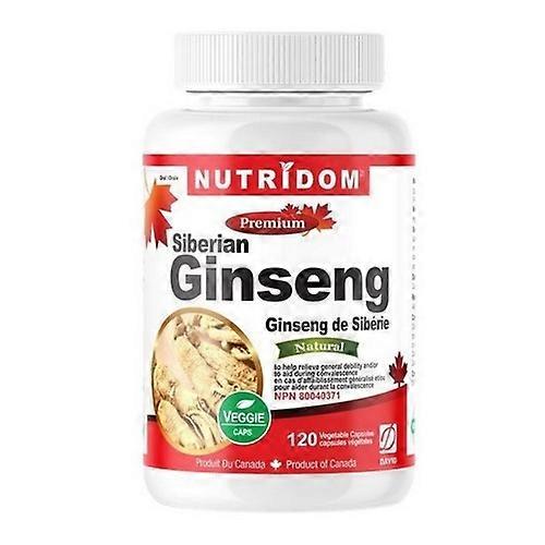 Nutridom Siberian Ginseng, 120 VegCaps