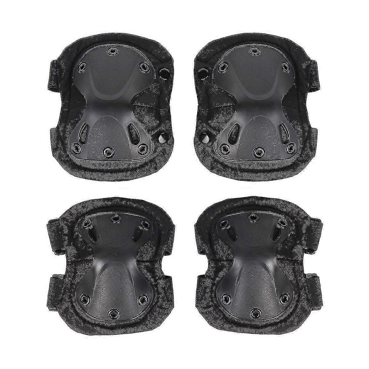 Knee Elbow Pads Set Anti- Shooting Protective Knee Pads