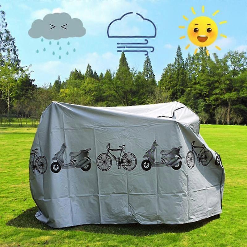 Single Layer Rain and Sun Protection Bicycle Cover Electric Vehicle Cover
