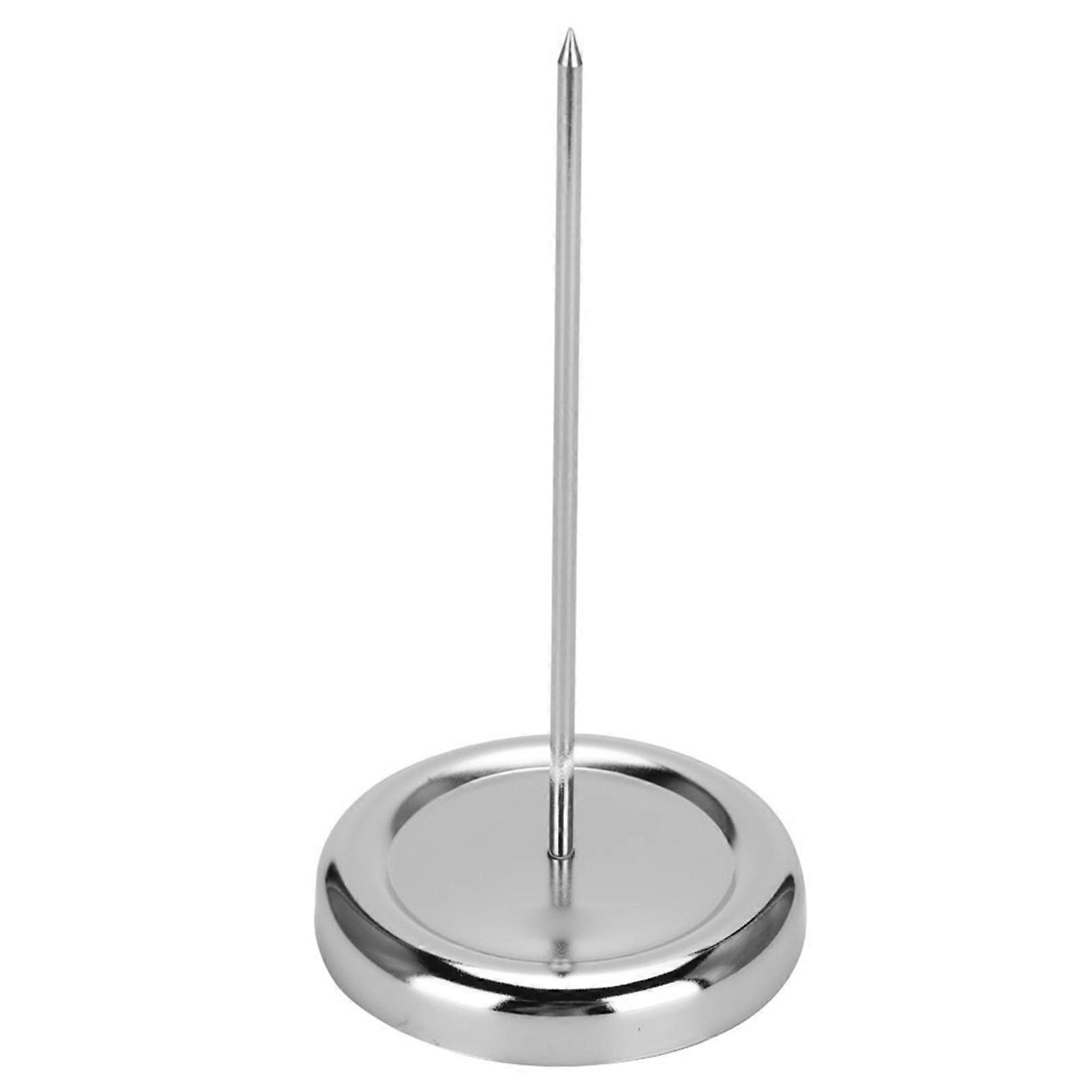 Stainless Steel Memo Holder with Straight Stem, Check Pin, Bill Fork, Bill Stick