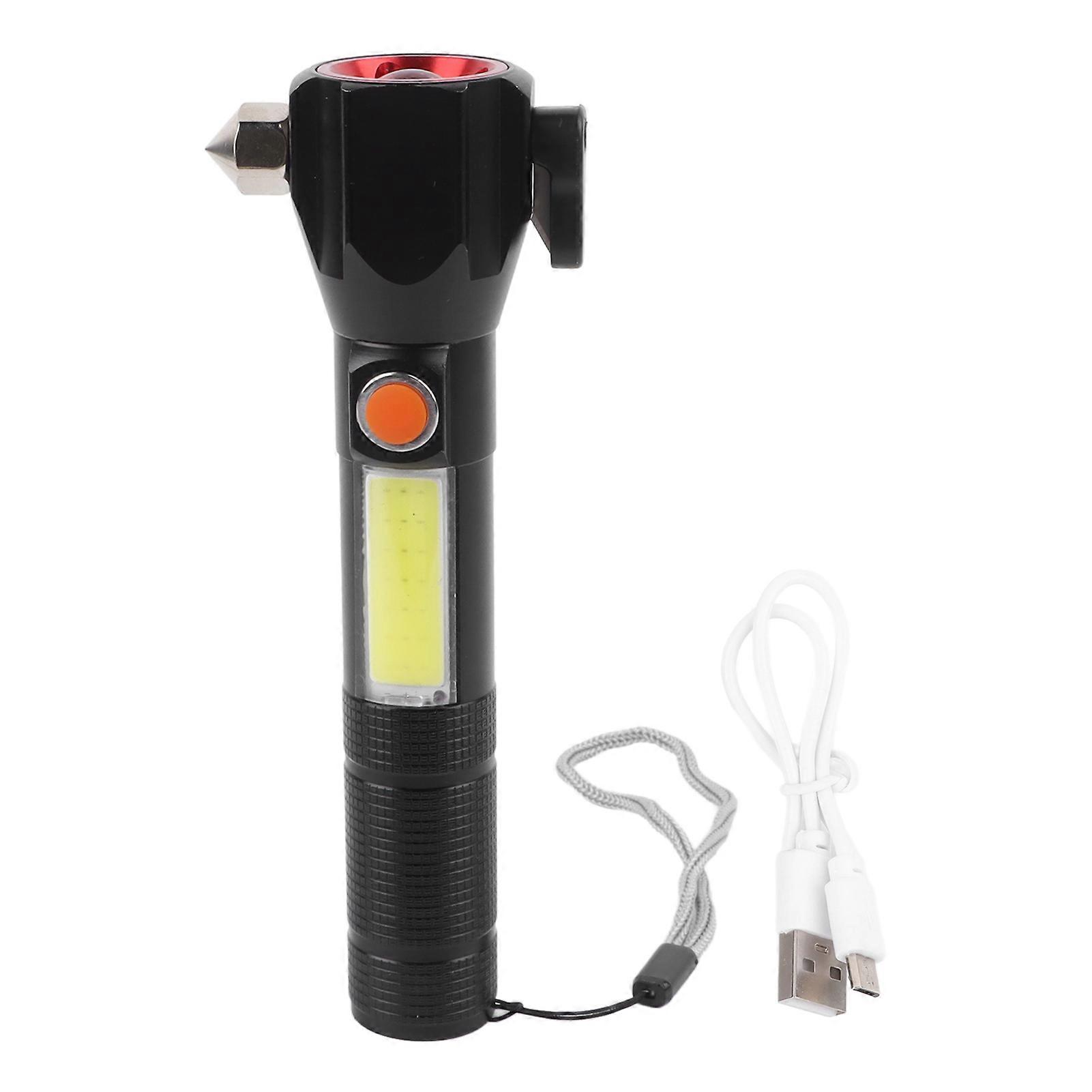Rechargeable LED Flashlight, Explosion-Proof, Multifunctional