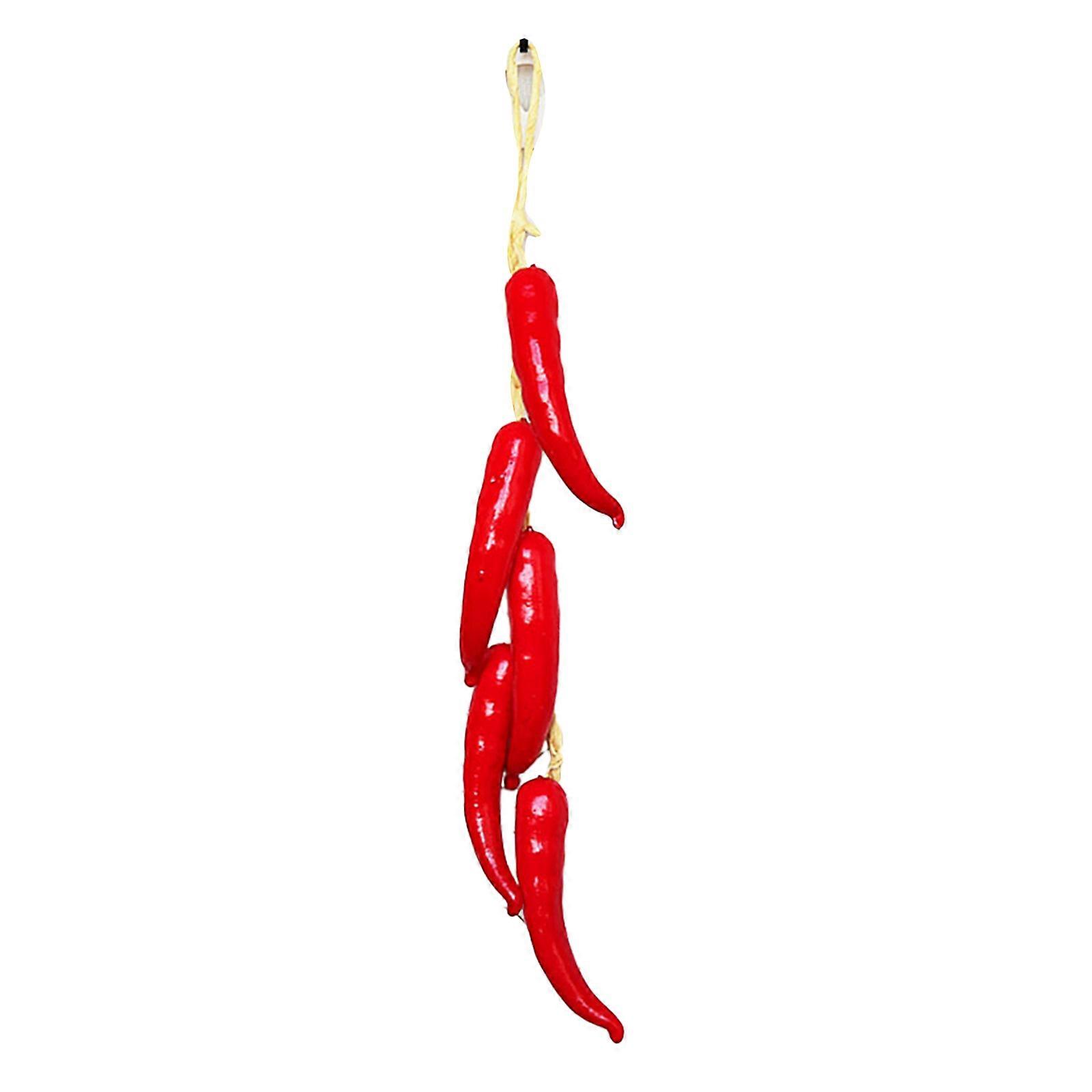 Artificial Hanging String Simulation Hot Vegetable Fruit Garlands Vine Fake Vegetable Wreath