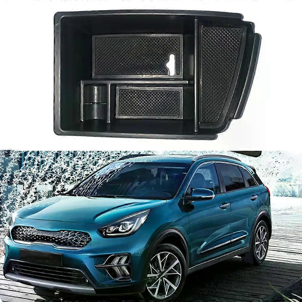 Car Armrest Storage Box For Kia Niro PHEV hybrid EX 2018 2019 2020 2021 Central Control Container Stowing Tidying Car Organizer
