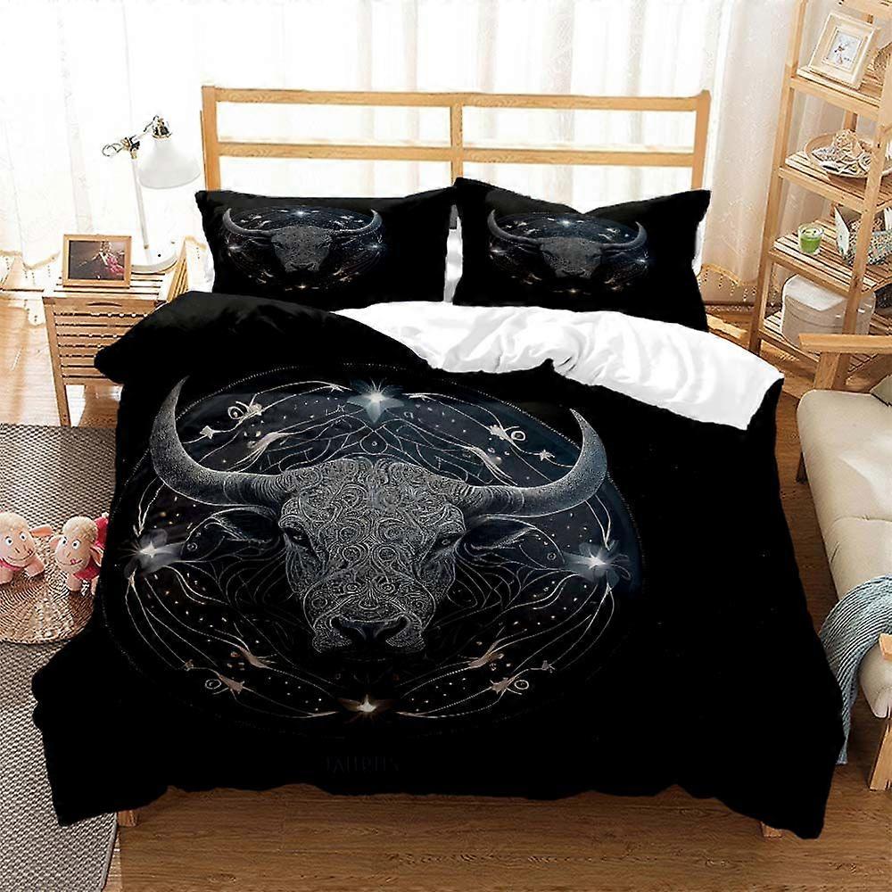 v2064 Bed Sheets Constellation personalized print quilt cover soft and comfortable comforter bedding sets Complete size Customizable 3-Piece Bedding S
