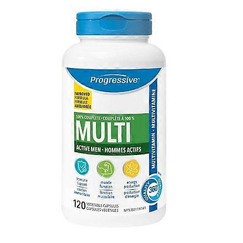 Progressive For Active Men, 120 Capsules (Pack of 3)
