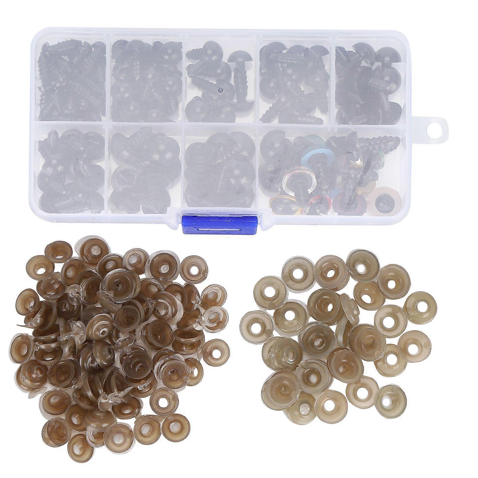 Color Doll Eyes Plastic Resin Plush Eye Replacement MultiSize Toy Making Accessories