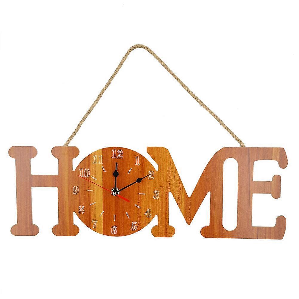 HOME Frame Wall Mounted Clock Living Room Wall Clock Bar Decor Hanging Clock