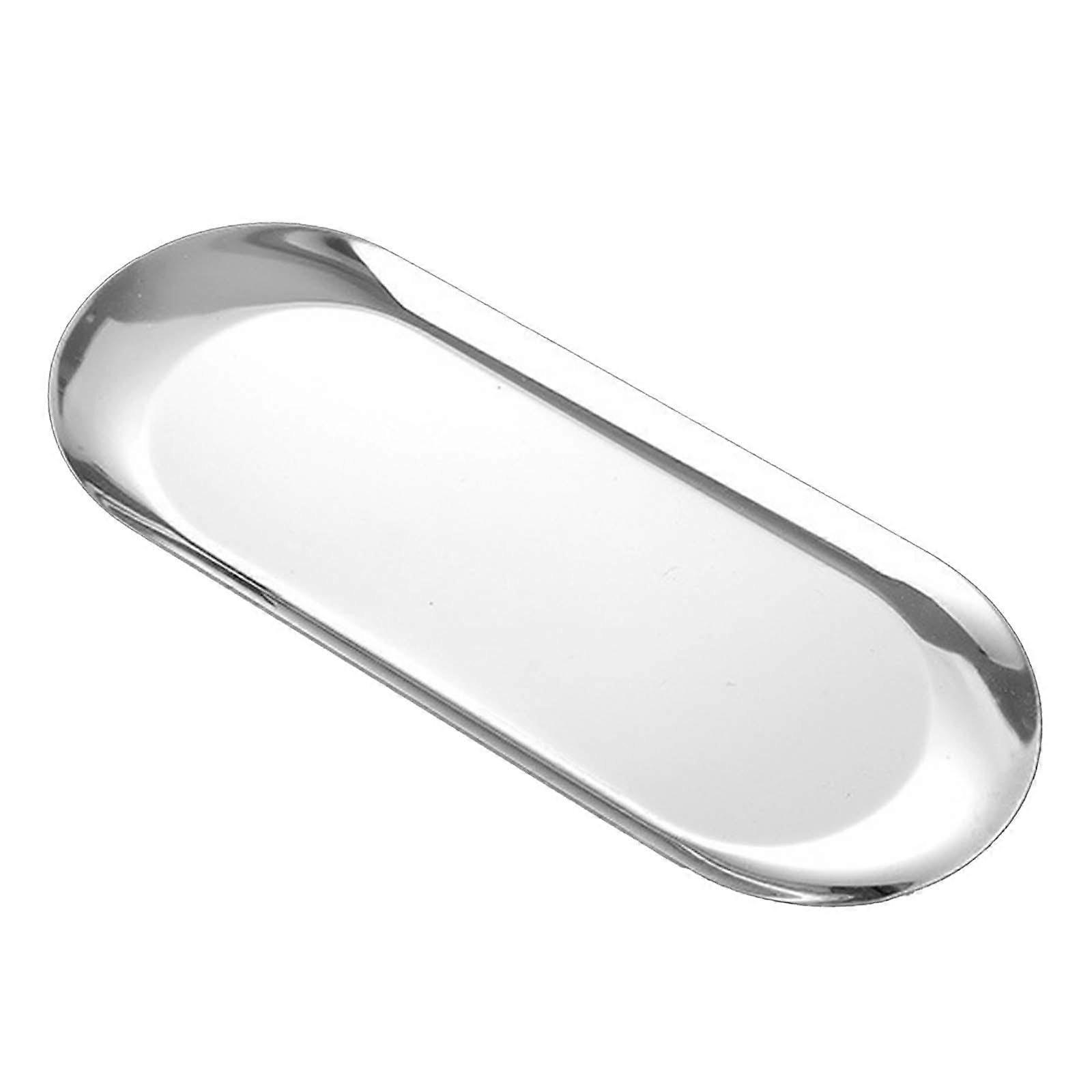 Stainless Steel Plate Camping Serving Plates Reusable Stackable Tableware Salad