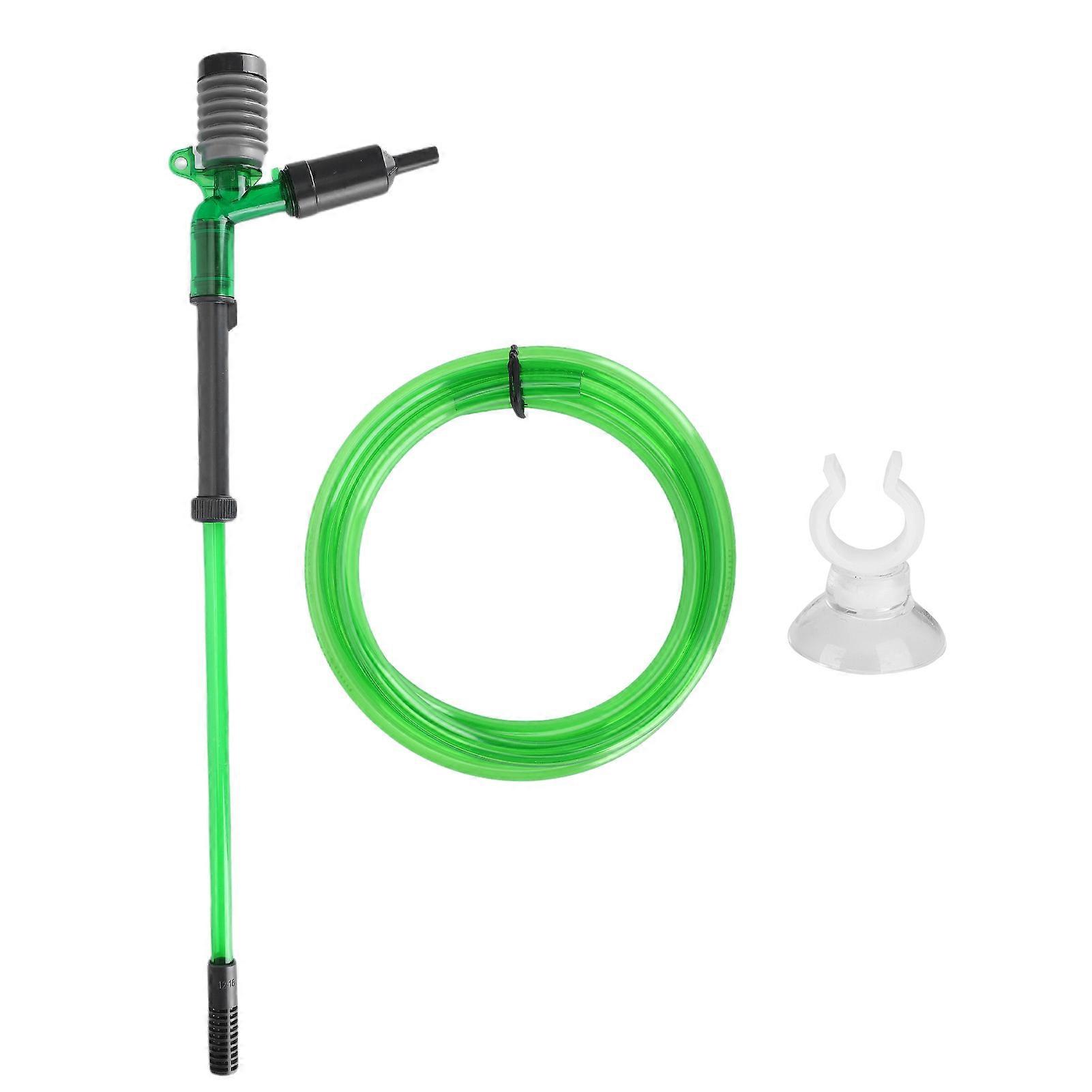 Fish Tank Water Changing Vacuum Siphon Cleaning Kit with Filter for Sand and Gravel 5 ft Hose and Durable Material