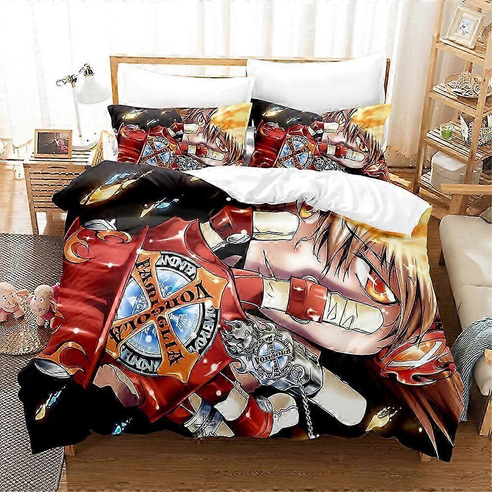 y1298 ملاءات السرير 3D معلمي الأسرة REBORN تسونا مجموعات الفراش غطاء لحاف مجموعة مع غطاء وسادة توأم ملكة كاملة الملك أغطية السرير غطاء لحاف السرير شي