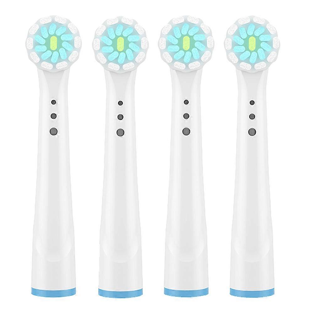 End-rounded Bristles Toothbrush Replacement Heads, Precision Clean for Oral B Models, Innovative Design, 4 Count