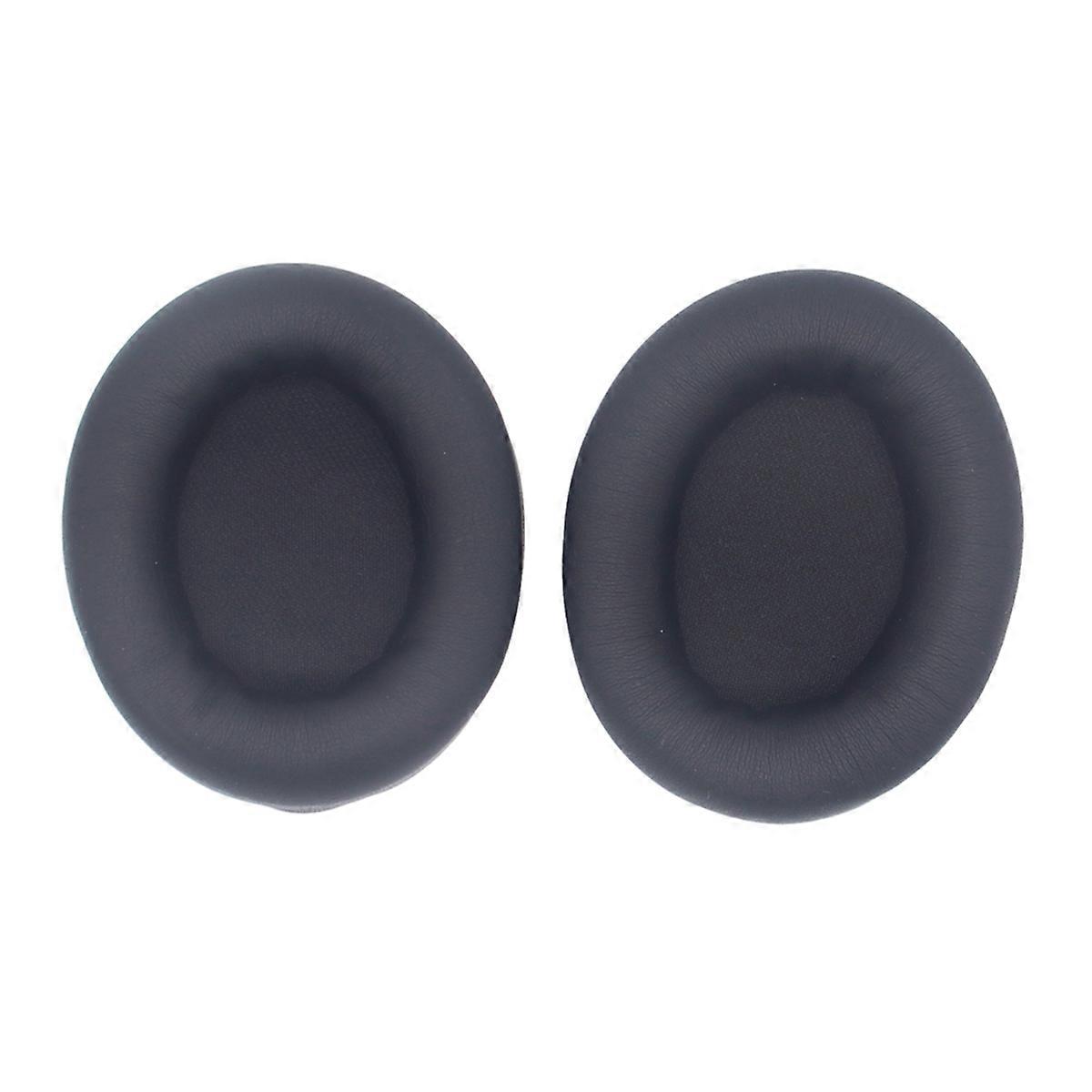 Replacement Earpads for Wireless with Soft Protein Leather Noise Isolation Sponge Black