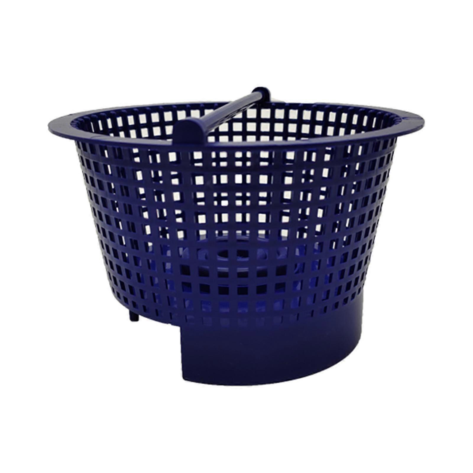 Strainer Basket Blue Professional Fine Mesh Cleaning Tool Round for Pool