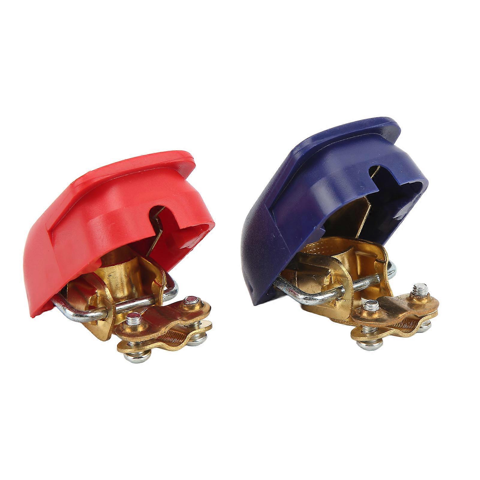 1 Pair Quick Release Terminals Positive Negative Battery Connector Clamps for All Post Round Batteries