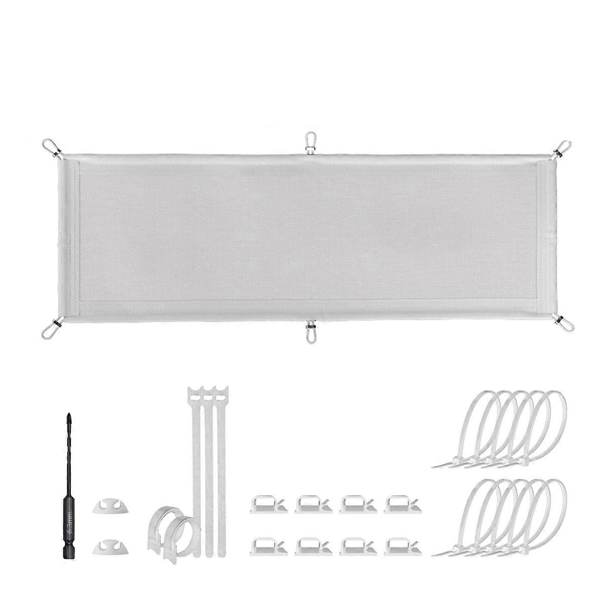 Cable Management Net, Flexible Under Desk Cable Management Tray A
