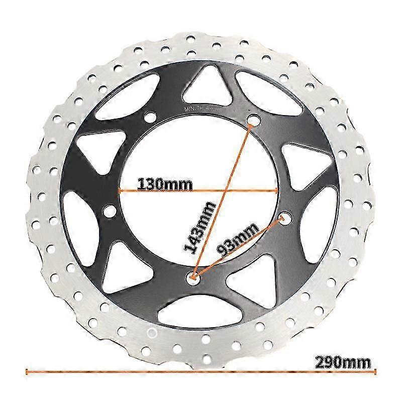Front and rear brake discs for Kawasaki EX250 Ninja 250 R 250R EX250 EX250R Ninja 250R 2008 2009 2010 2011 2012