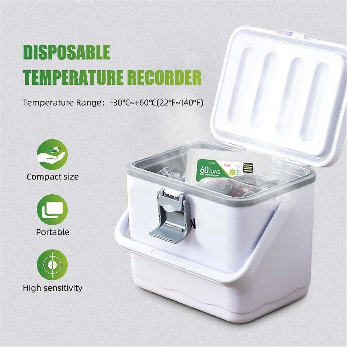 60 Days USB Temperature Data Logger -30 ℃-+60 ℃ Report with App