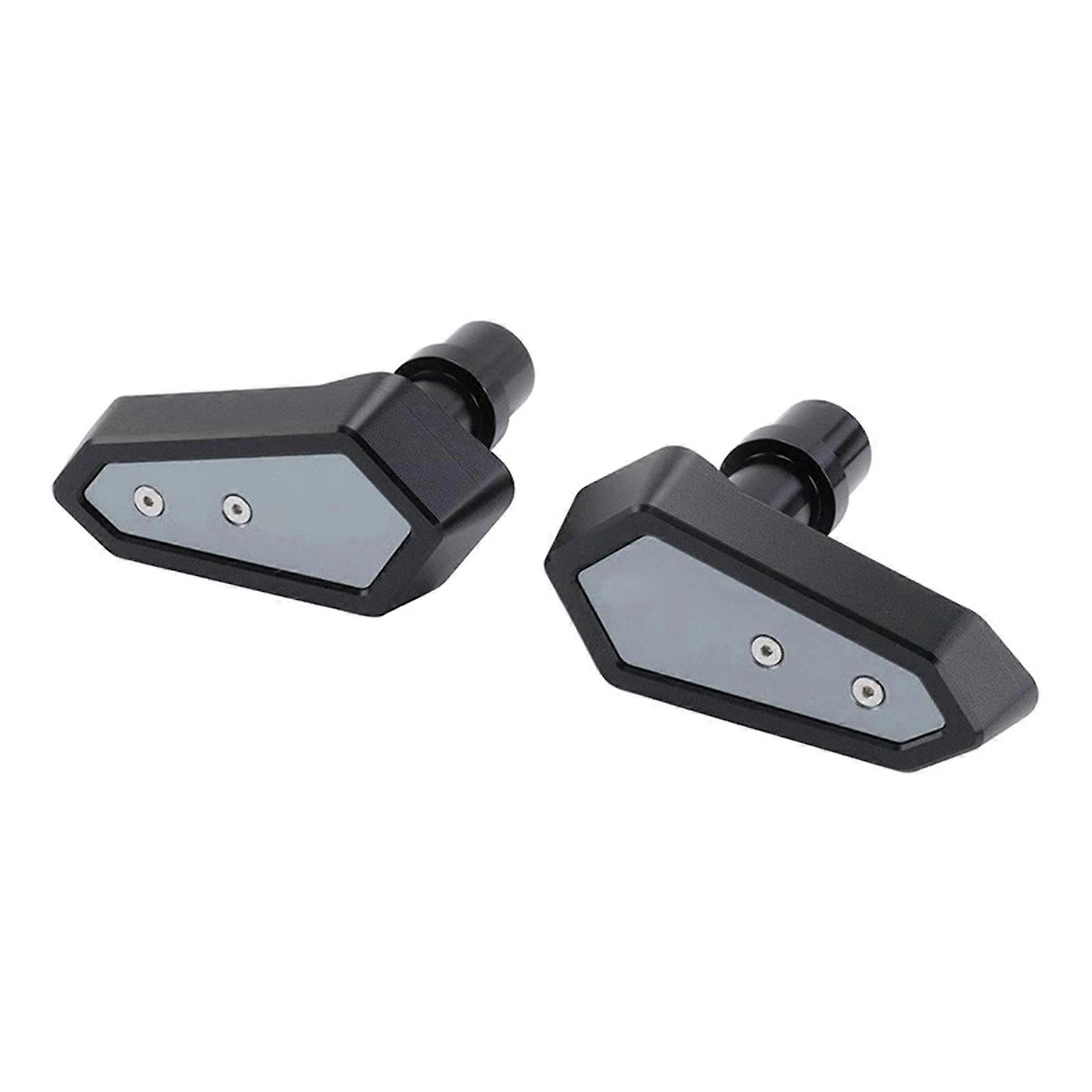 Motorcycle Frame Sliders Crash Protector Easy Install Motorcycle Sliders Bike Frame Sliders for Enhances Protections titanium color