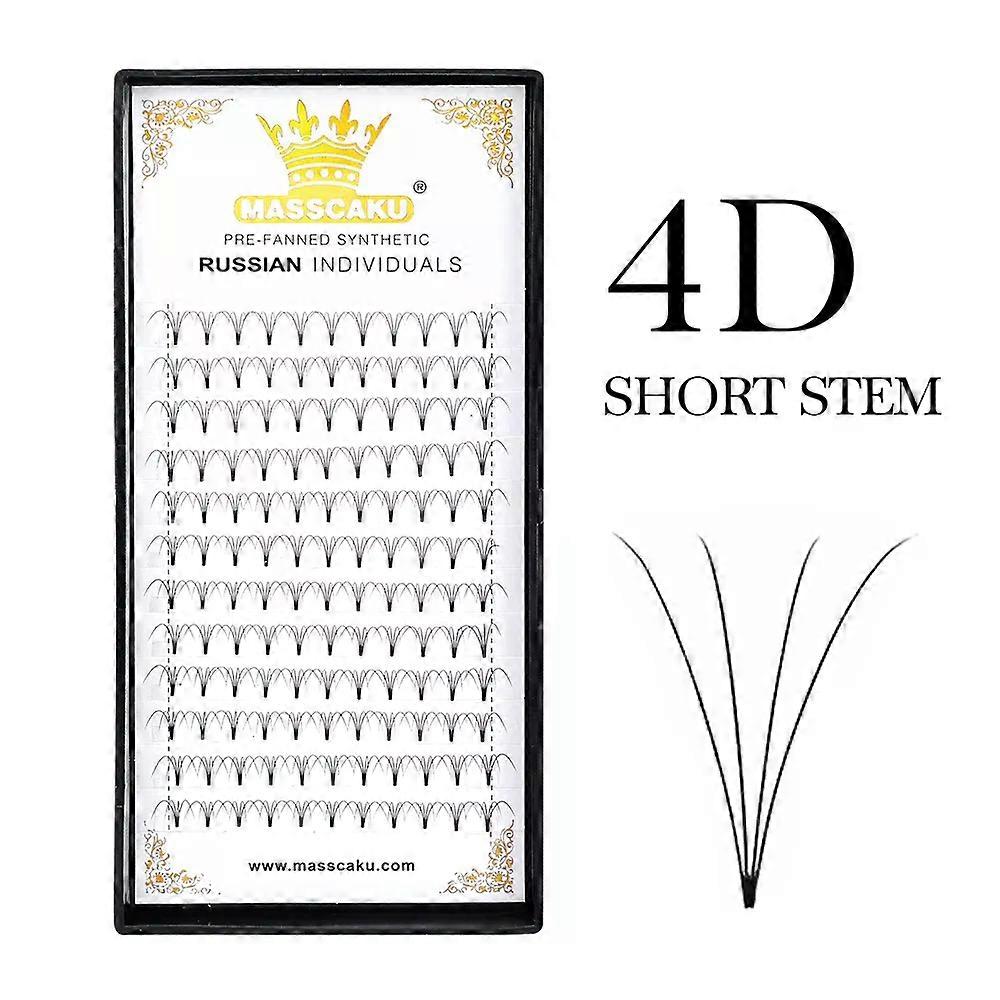Cils pré-faits MASSCAKU, éventails larges, 3D/4D/5D/6D/10D/20D, tige courte, volume russe, extensions de cils professionnelles, faux vison