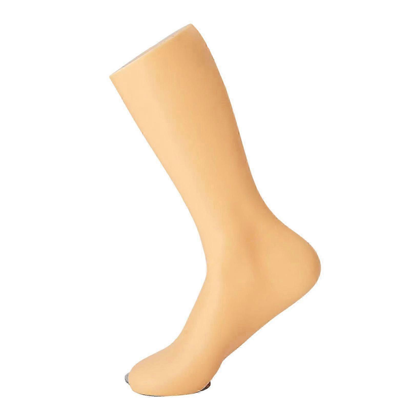 Free Standing Male Feet Mannequin, Sock Display Foot Toys Reusable Durable Portable Stretcher for Showcase Shop Men