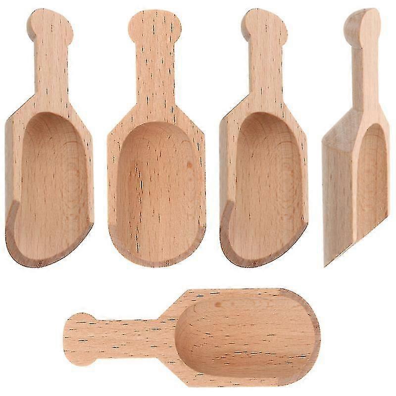 5pcs Mini Wooden Spoons