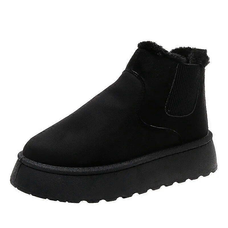Women Winter Snow Boots Plush Warm Non Slip Waterproof Ladies Flats Sneakers Casual Slip on Female Ankle Boots Botas Mujer