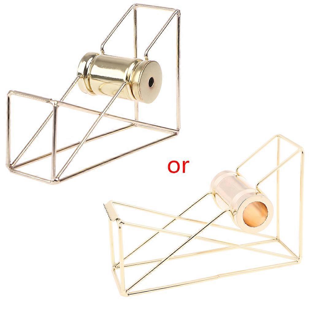سطح المكتب واشي الشريط تخزين منظم القاطع موزع حامل القرطاسية المدرسة الذهب