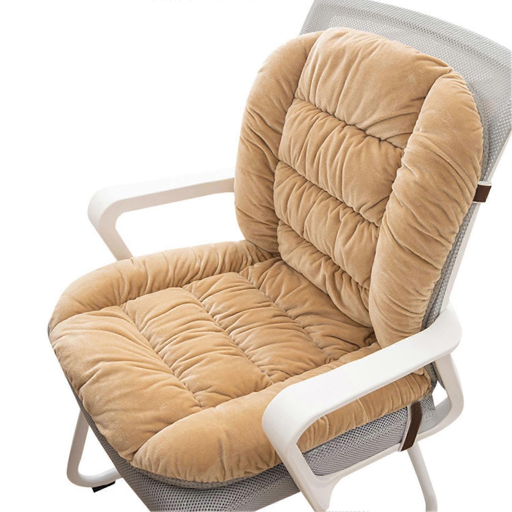 Desk Chair Cushion, Soft Seat Cushion with Removable Cover, Chair Cushion with Back Support, Non-Slip
