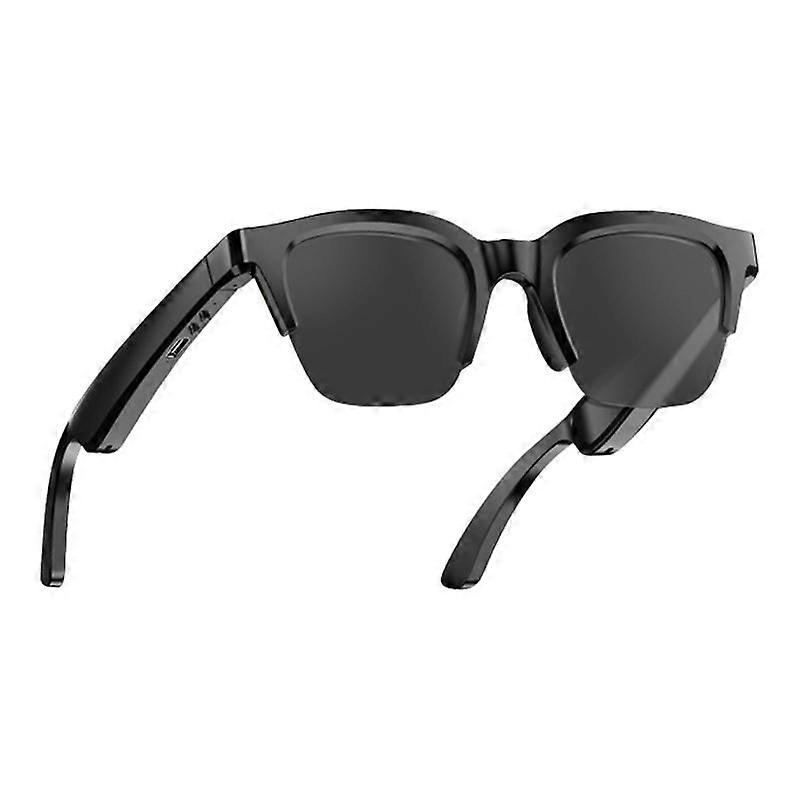 ENC Noise Reduction Smart Audio Bluetooth Glasses E60 (Black)