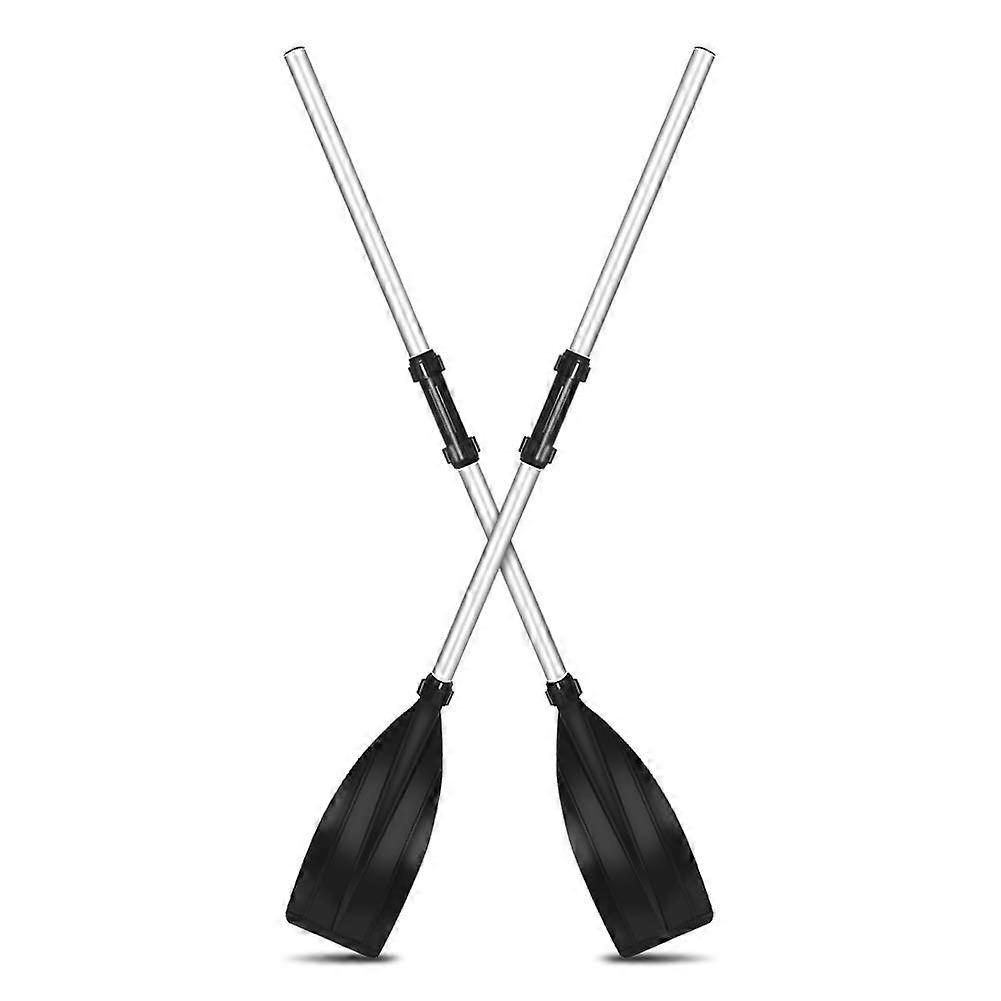 Kayak Paddle, 2Pcs Aluminium Alloy Detachable Ribbed Blade Kayak Paddles Boat Oars