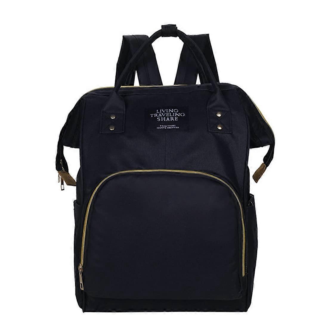 Cloth Bag Travel Backpack Waterproof Large Capacity Multifunction Black