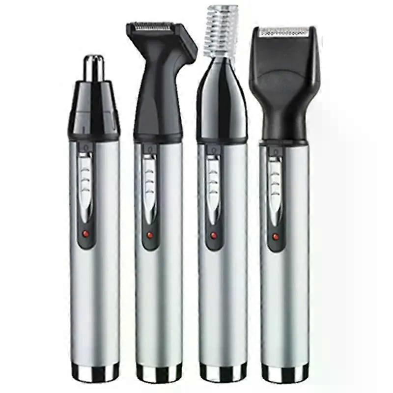6650 4in1 Rechargeable Nose Ear Hair Trimmer Men Grooming Kit Electric Eyebrow Beard Trimmer Micro Nose And Ears Trimmer