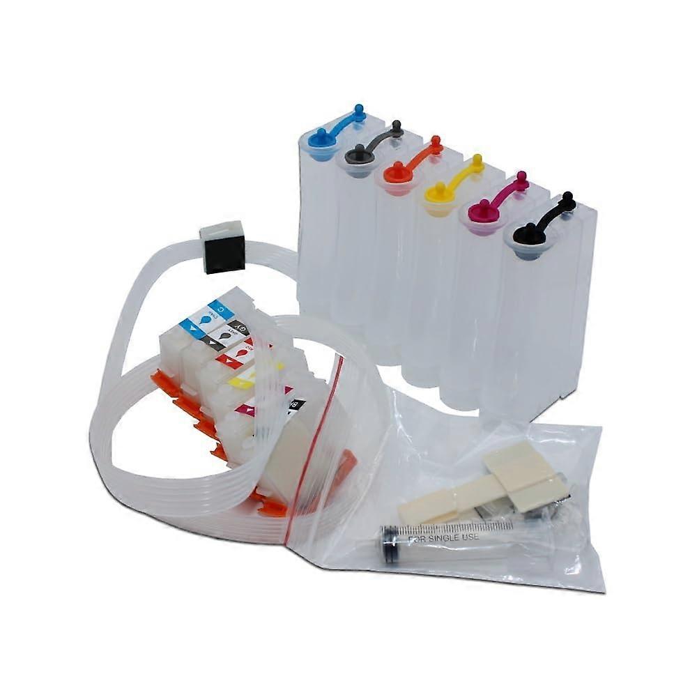Empty Ciss Ink Supply System For Epson Expression Photo XP-15000 XP-15080 XP-15010 Printer No Chip