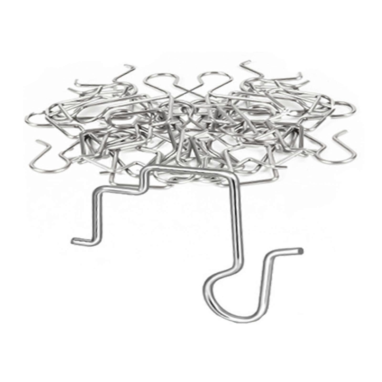 50PCS Christmas Light Hooks Stainless Steel Gutter Hooks