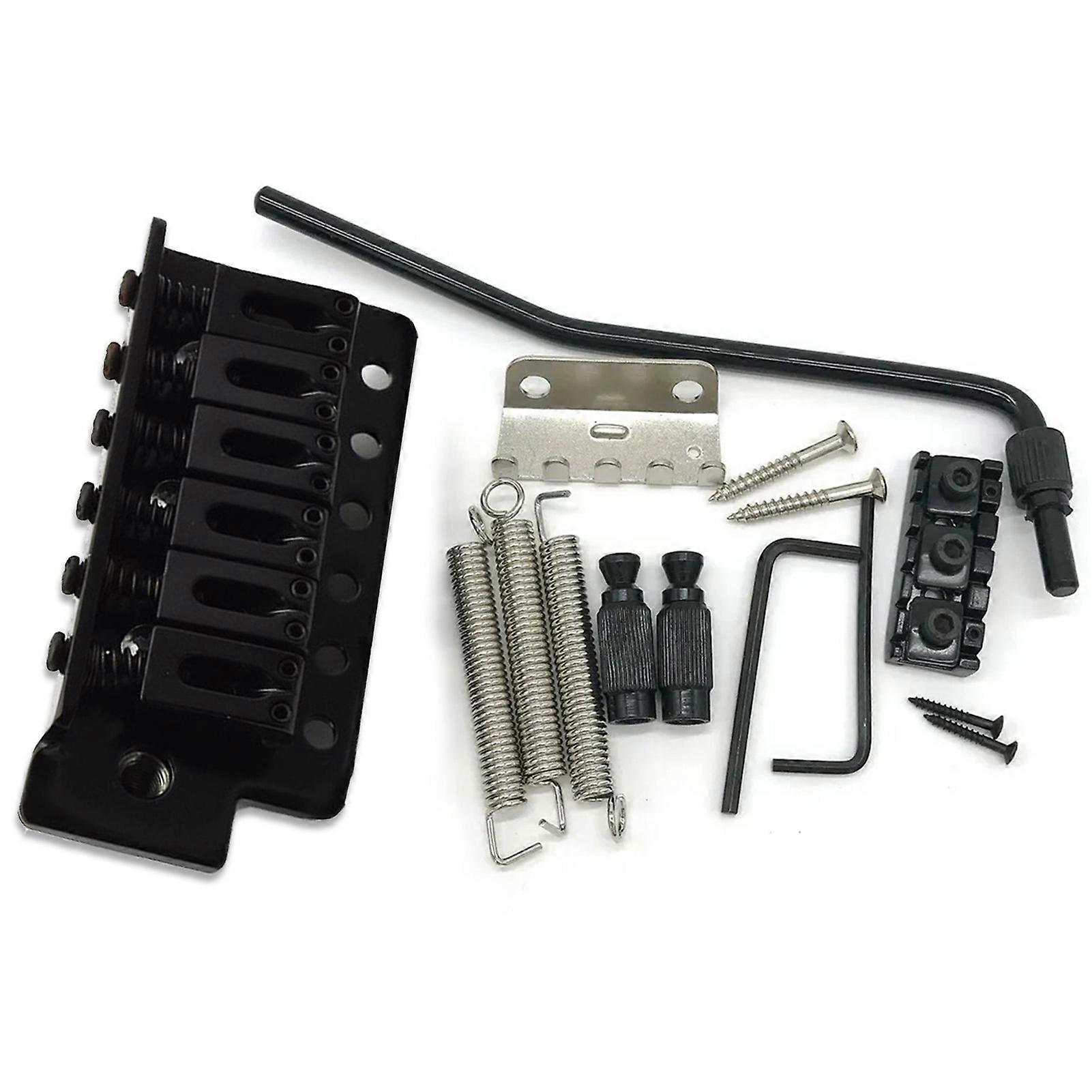 Musikalisch gitarrenfestes Hardtail Bridge mit wunderschönem Finish Bridge Tremolo System Set passend für ST E-Gitarre