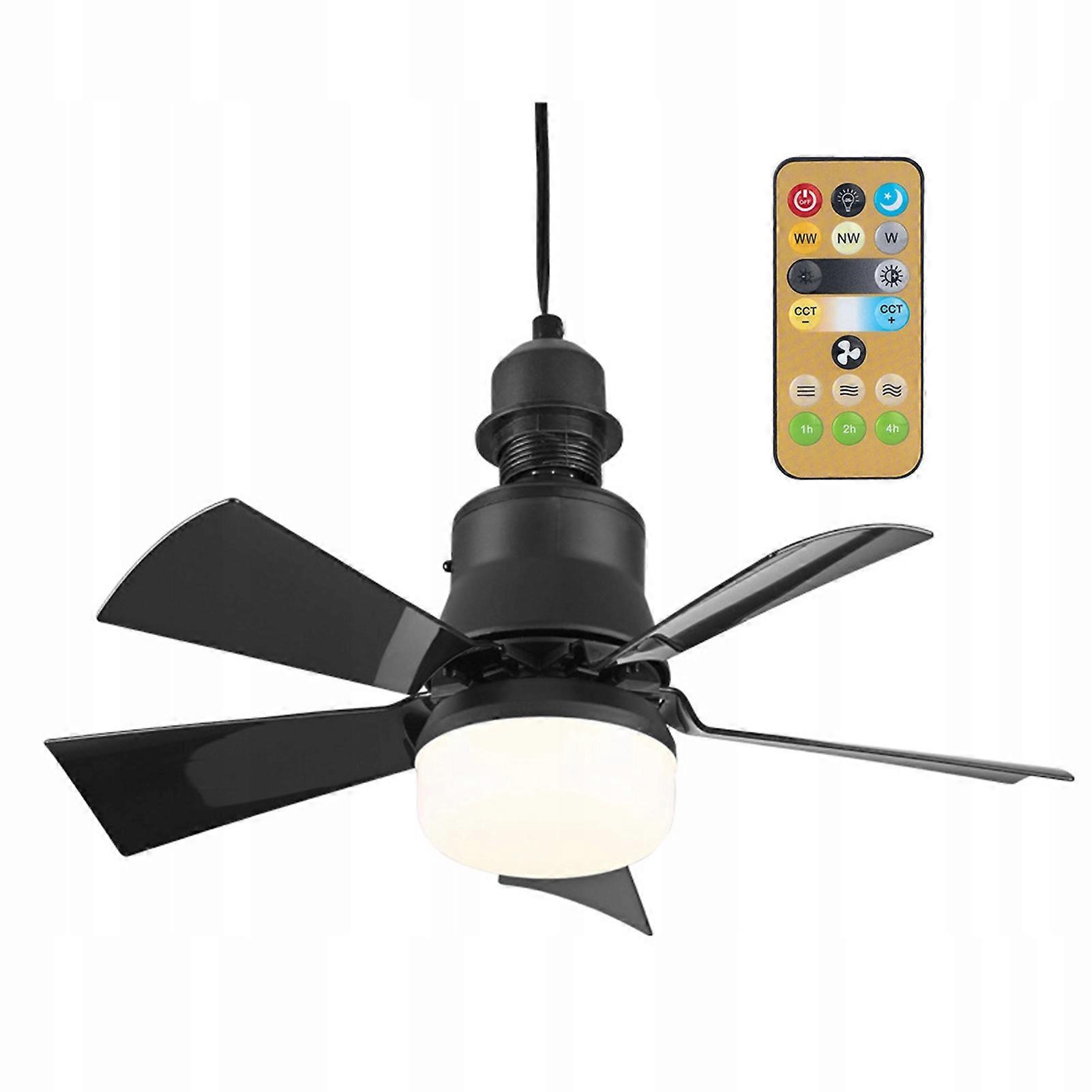 2-in-1 Deckenventilator mit Fernbedienung und 3 Geschwindigkeiten