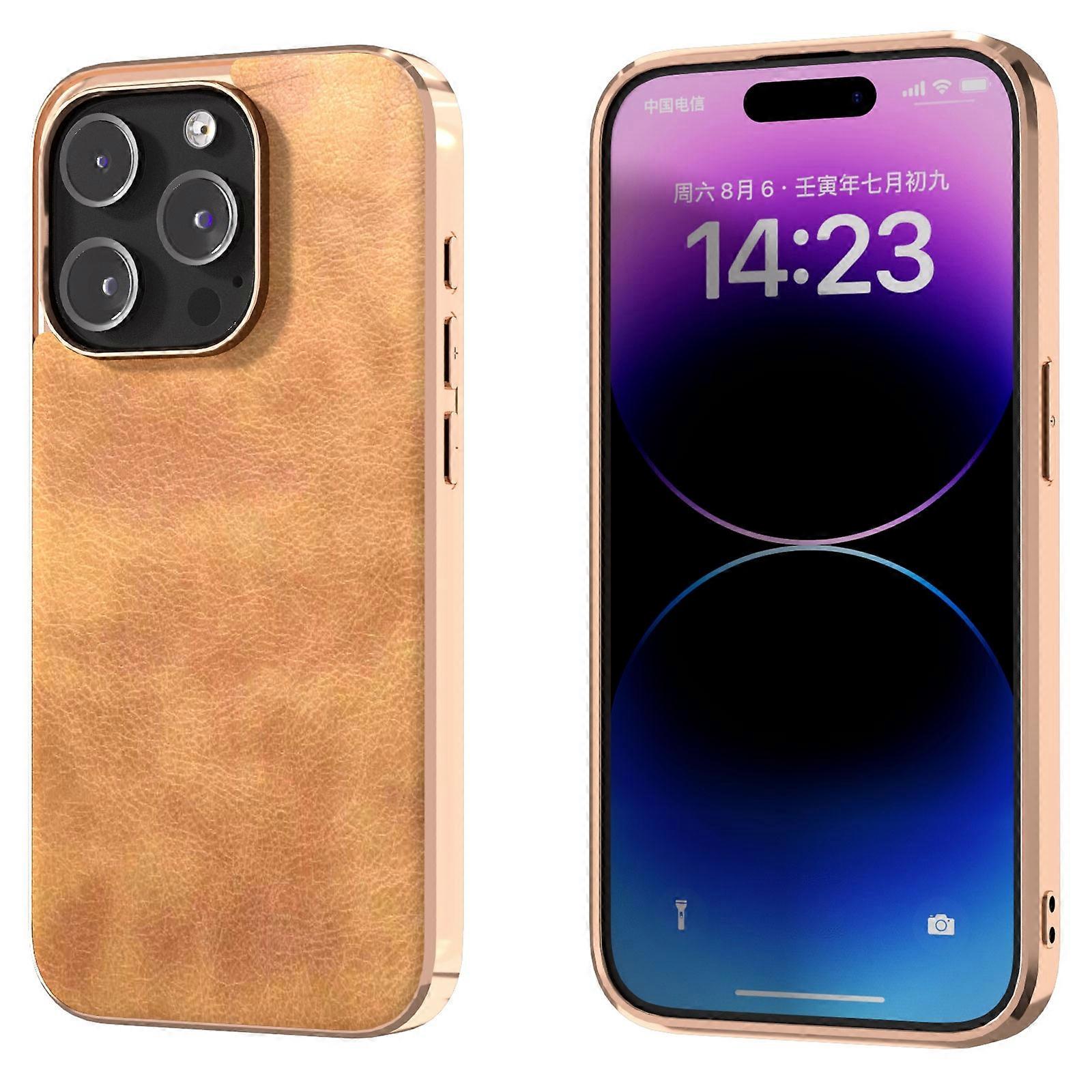 Retro Litchi Texture PU Phone Case