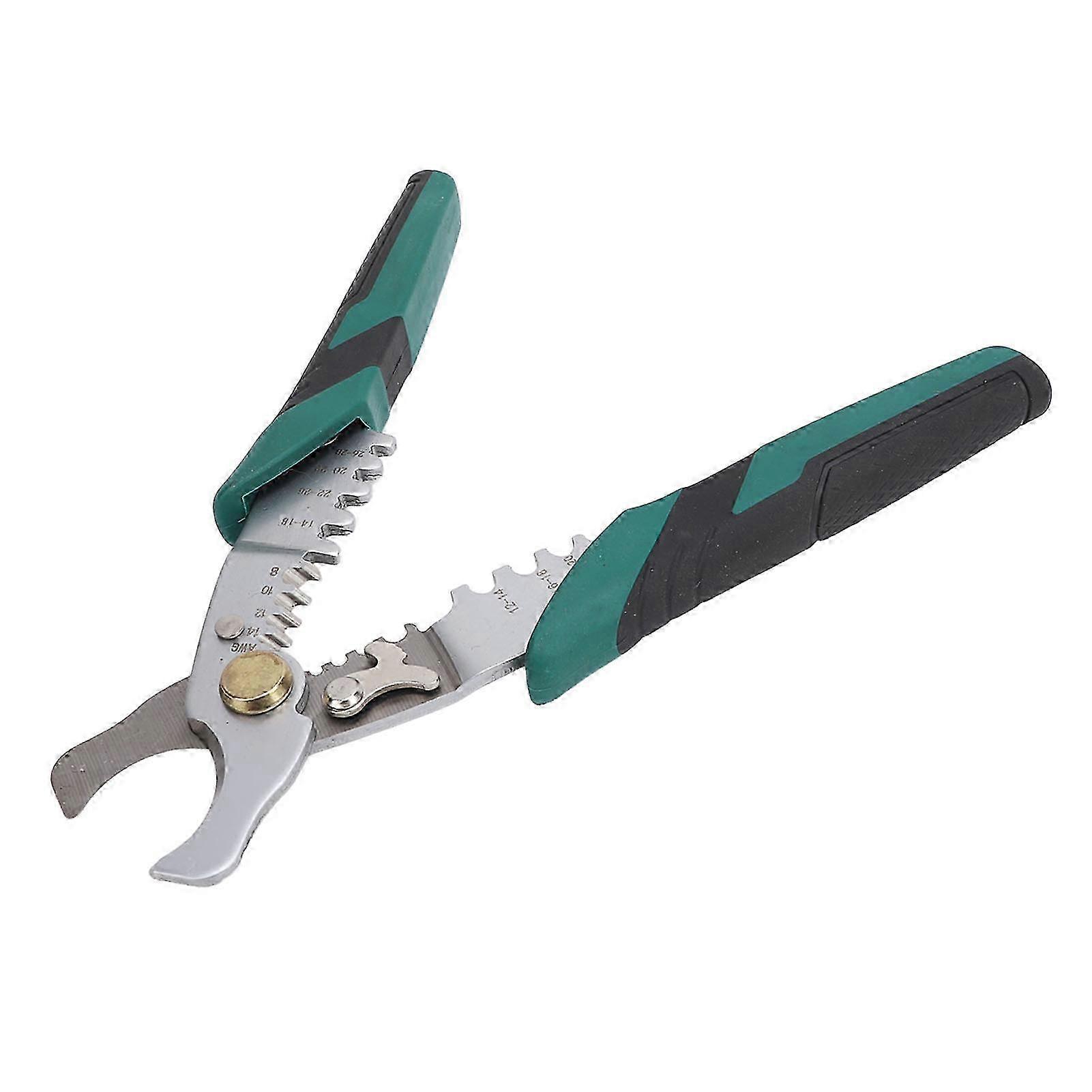 Durable Cable Stripping Tool for Electricians - Insulated Handle & Stainless Iron